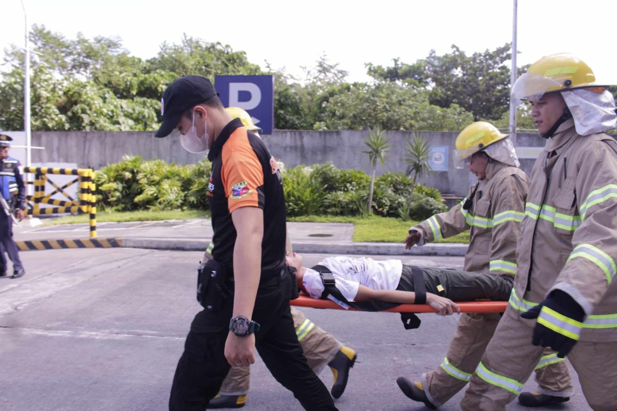 Pia Bfp Nagsagawa Ng Fire Drill Sa Sm City Legazpi