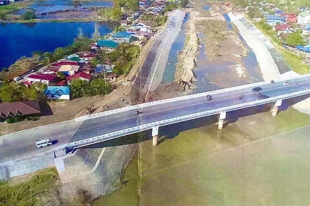 PIA - Pampanga River cut-off channel reduces flooding in Candaba