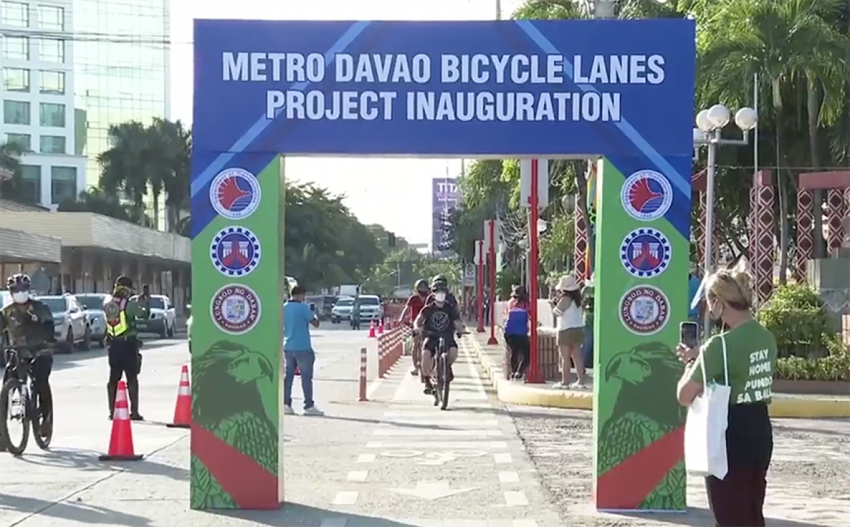 Pia Davao City Bike Lane Network Formally Opened