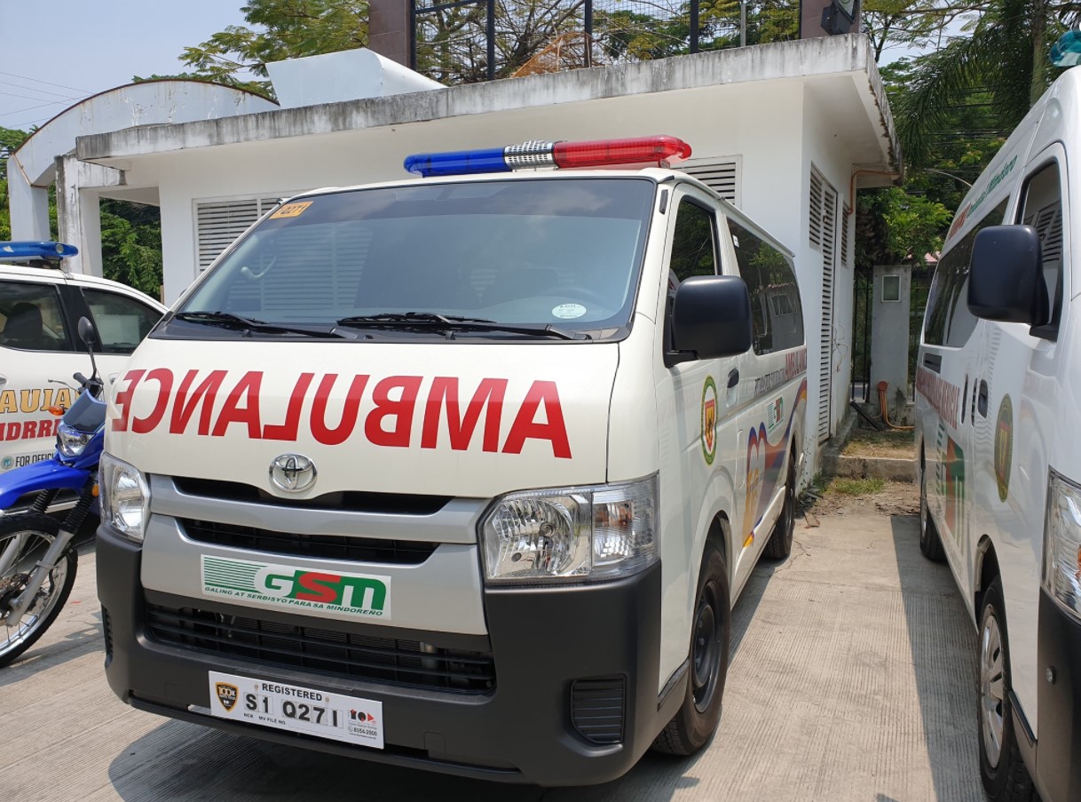 Donated ambulance to OrMin