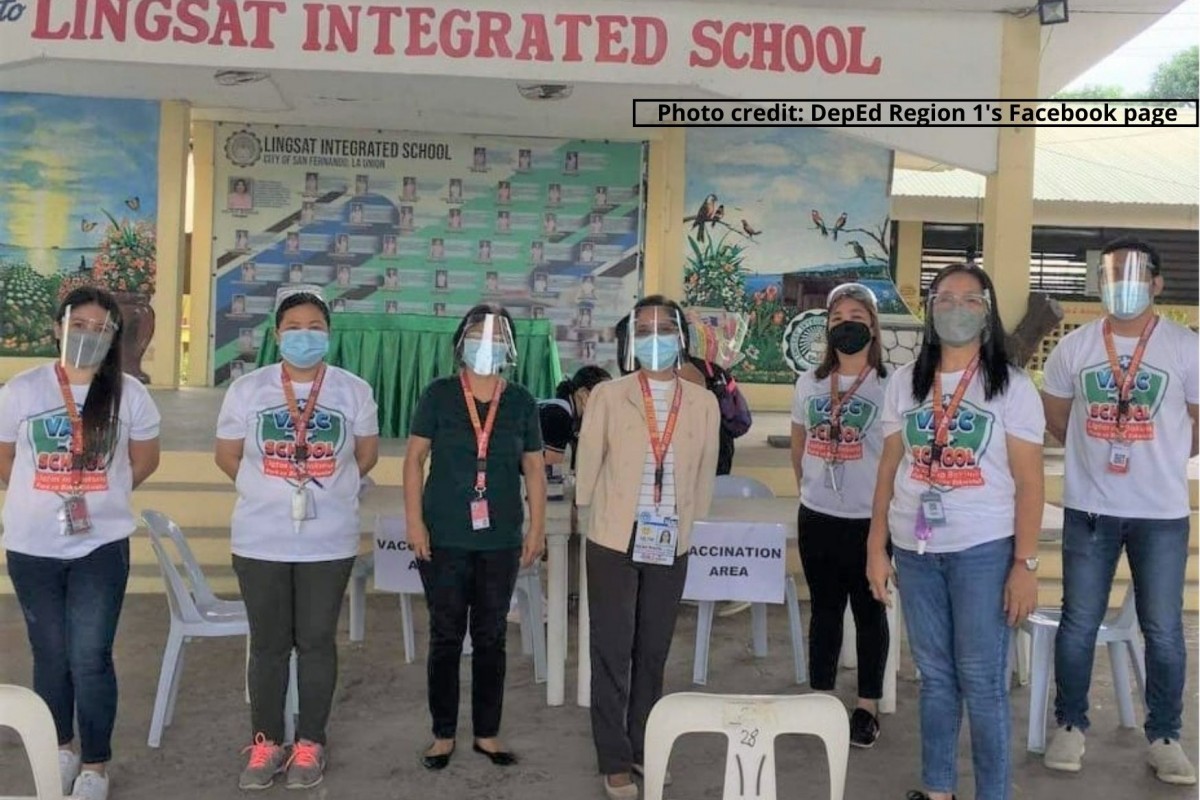 Pia - Over 7k Deped Ilocos Personnel Now Fully Vaxxed Vs. Covid-19