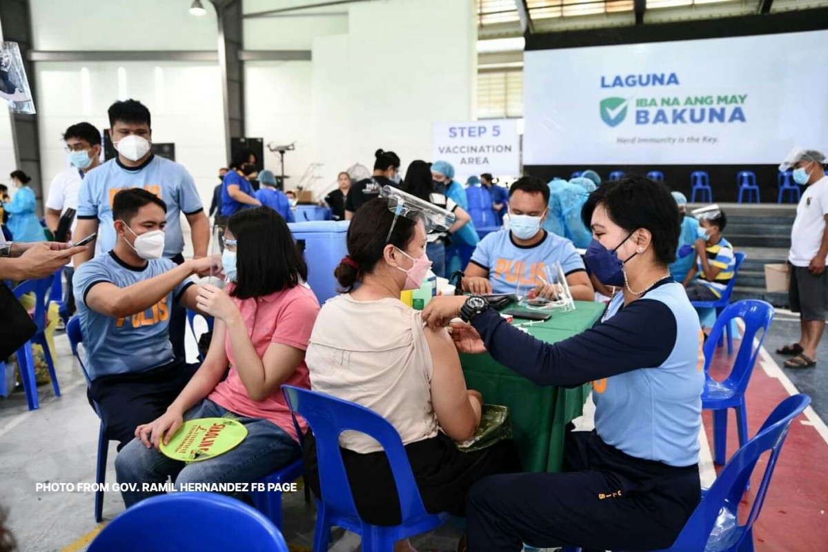 PIA - Calabarzon, Nangunguna Sa ‘Bayanihan Bakunahan’ Sa Buong Bansa