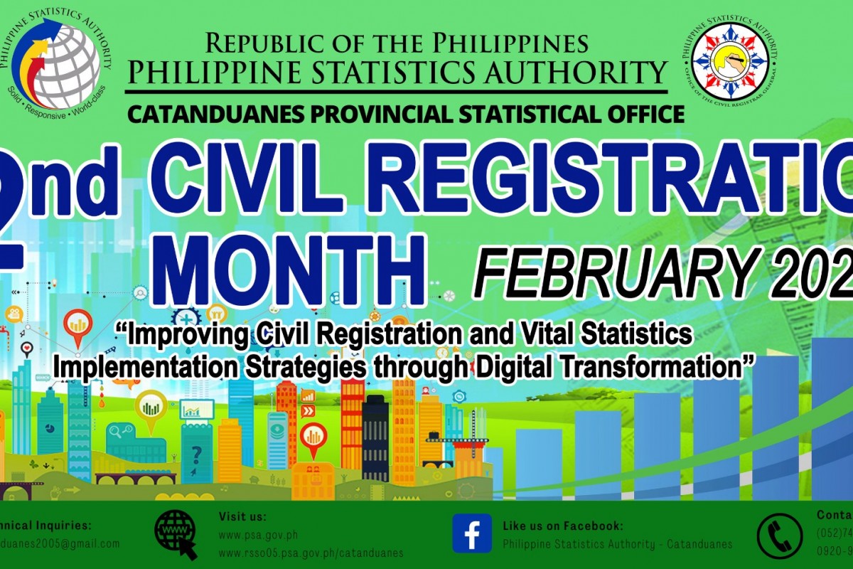 PIA - PSA Marks 32nd Civil Registration Month