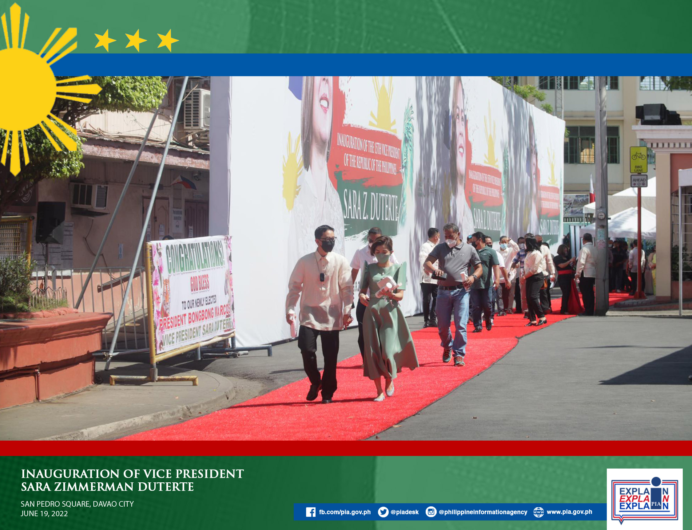 VIPs arriving at the venue of the Inauguration of Vice-President elect Sara Duterte