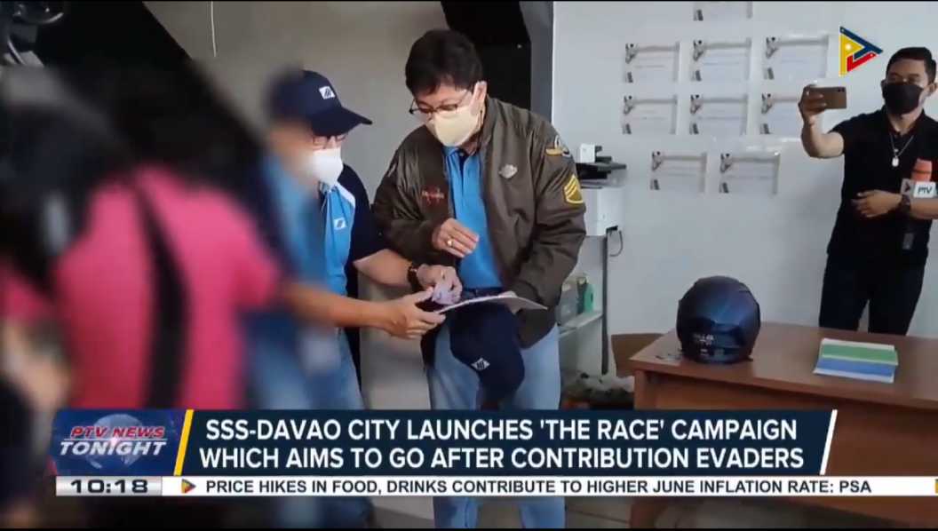 SSS-Davao City launches 'The Race' campaign which aims to go after contribution evaders
