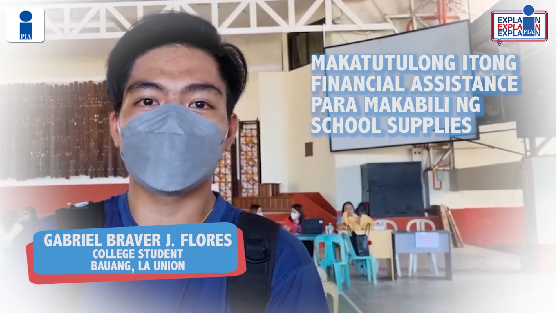 #DSWDAICS | Tulong a gamit pang-kolehiyo kay Gabriel Braver Flores