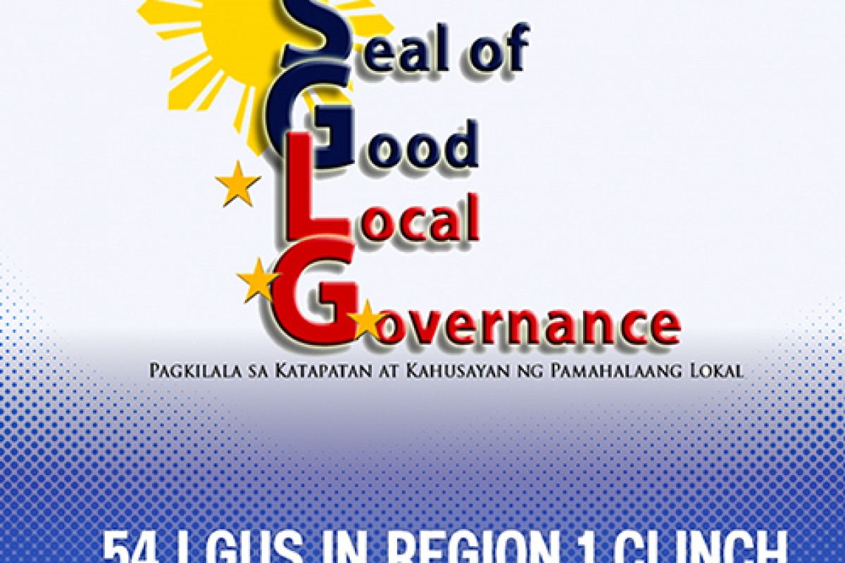 PIA - 54 LGUs in Region 1 clinch SGLG 2022