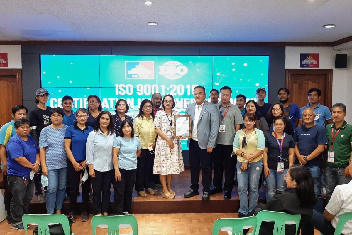 PIA - Manila Central Post Office earns ISO certification