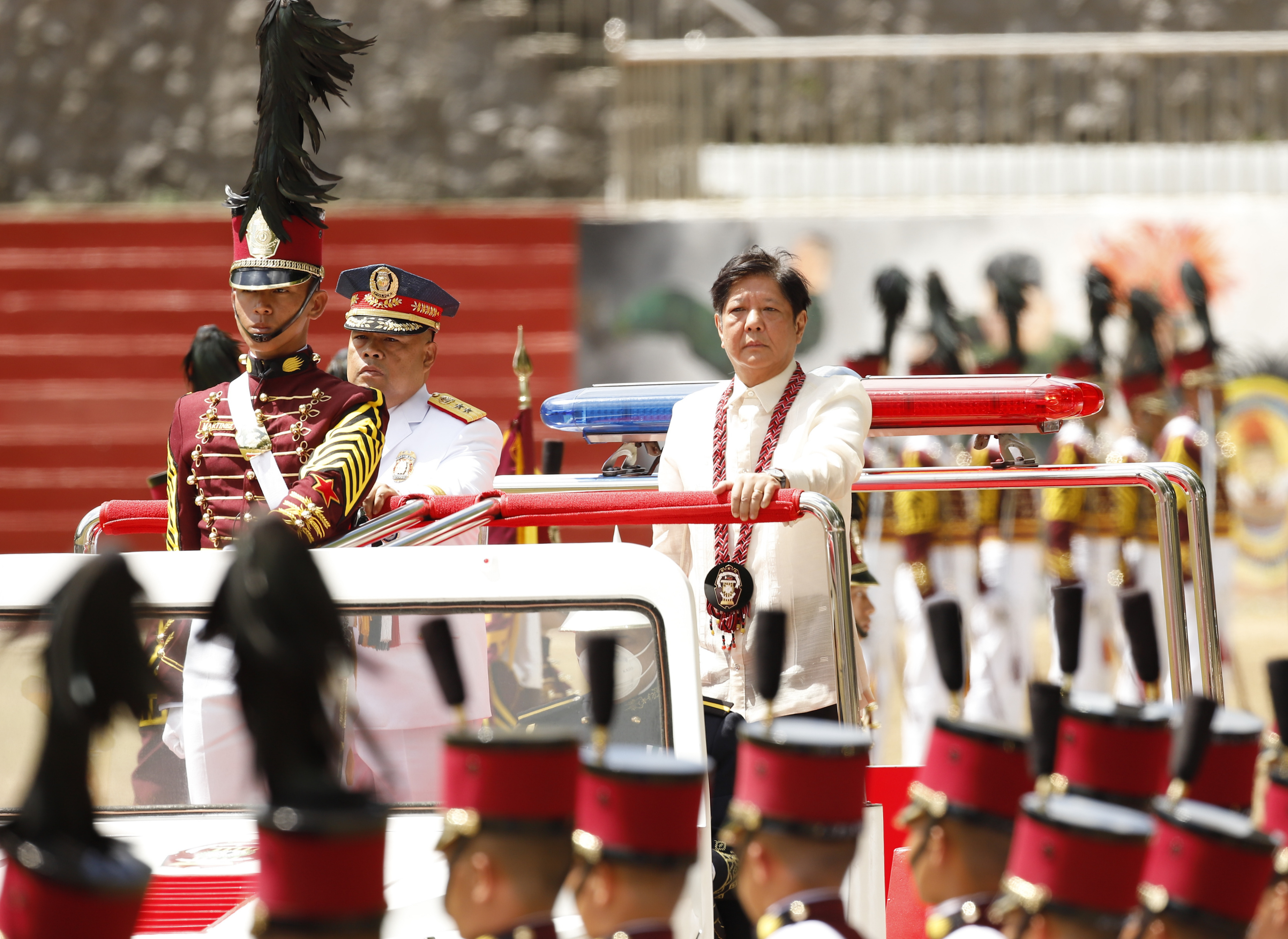 Pres Marcos attends PNPA graduation ceremony