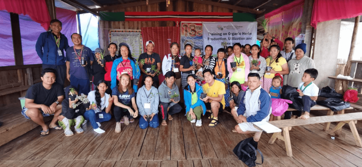 PIA - Claveria Higaonon tribe undergoes organic herb training