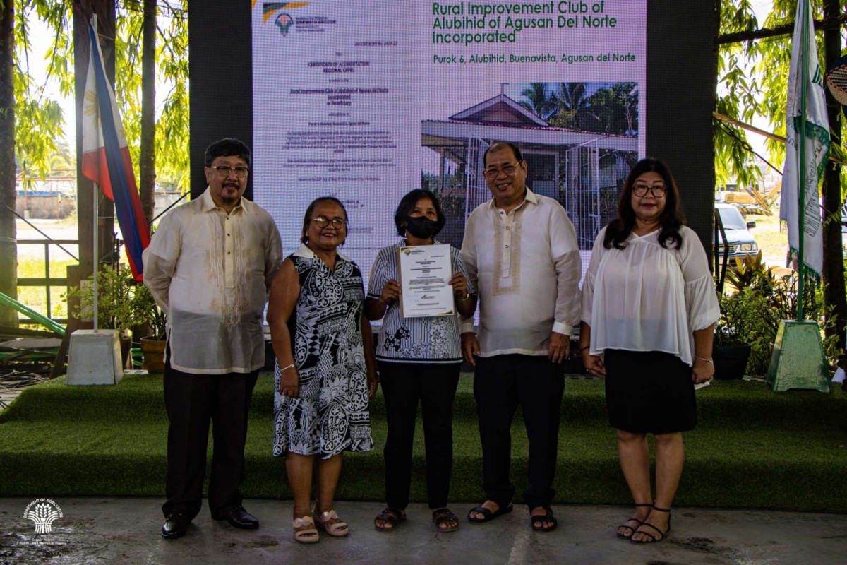 PIA - DA Caraga awards accreditation to CSOs, turns over interventions ...