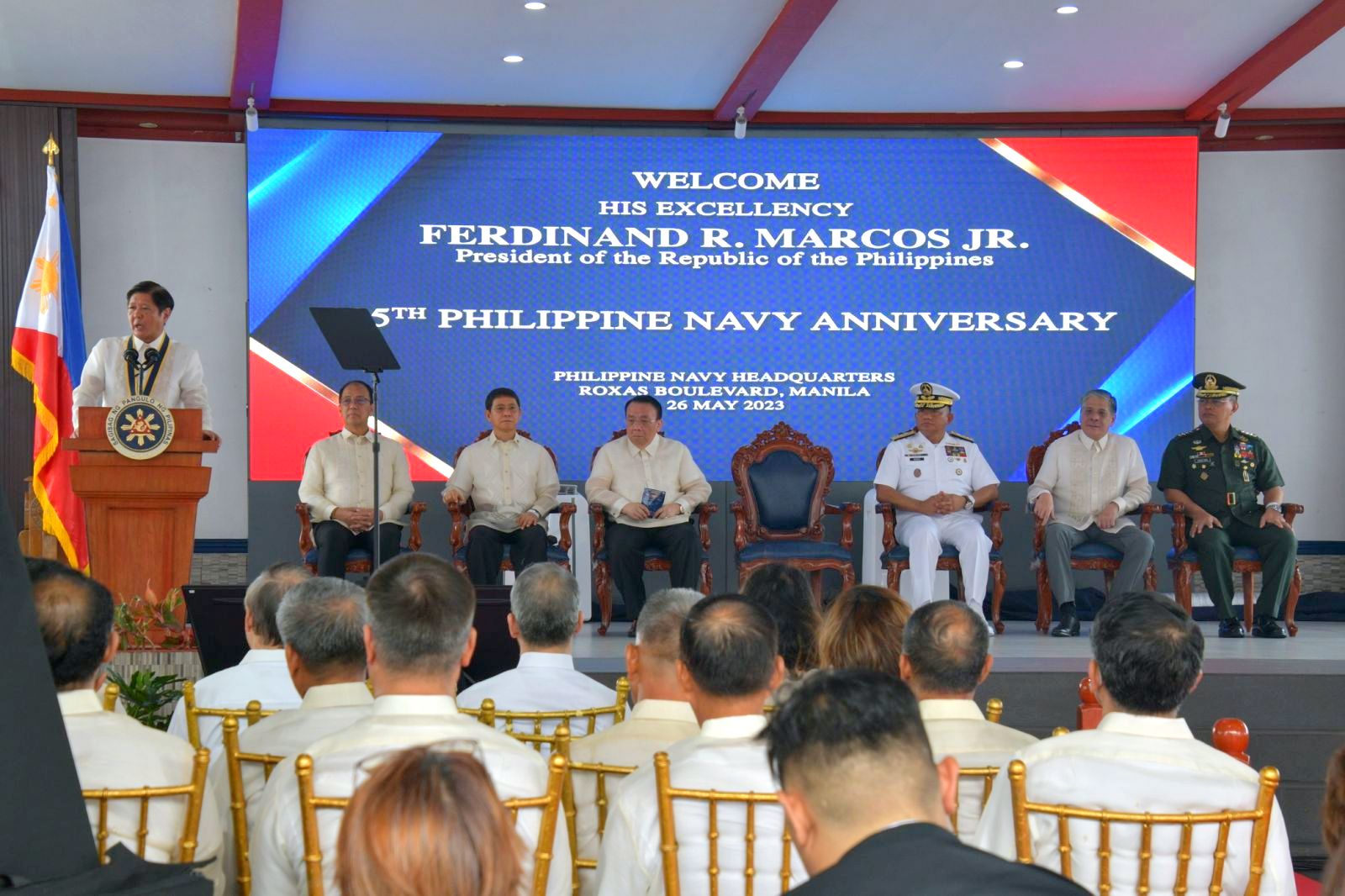 President Ferdinand Marcos Jr graces the Philippine Navy's 125th founding anniversary