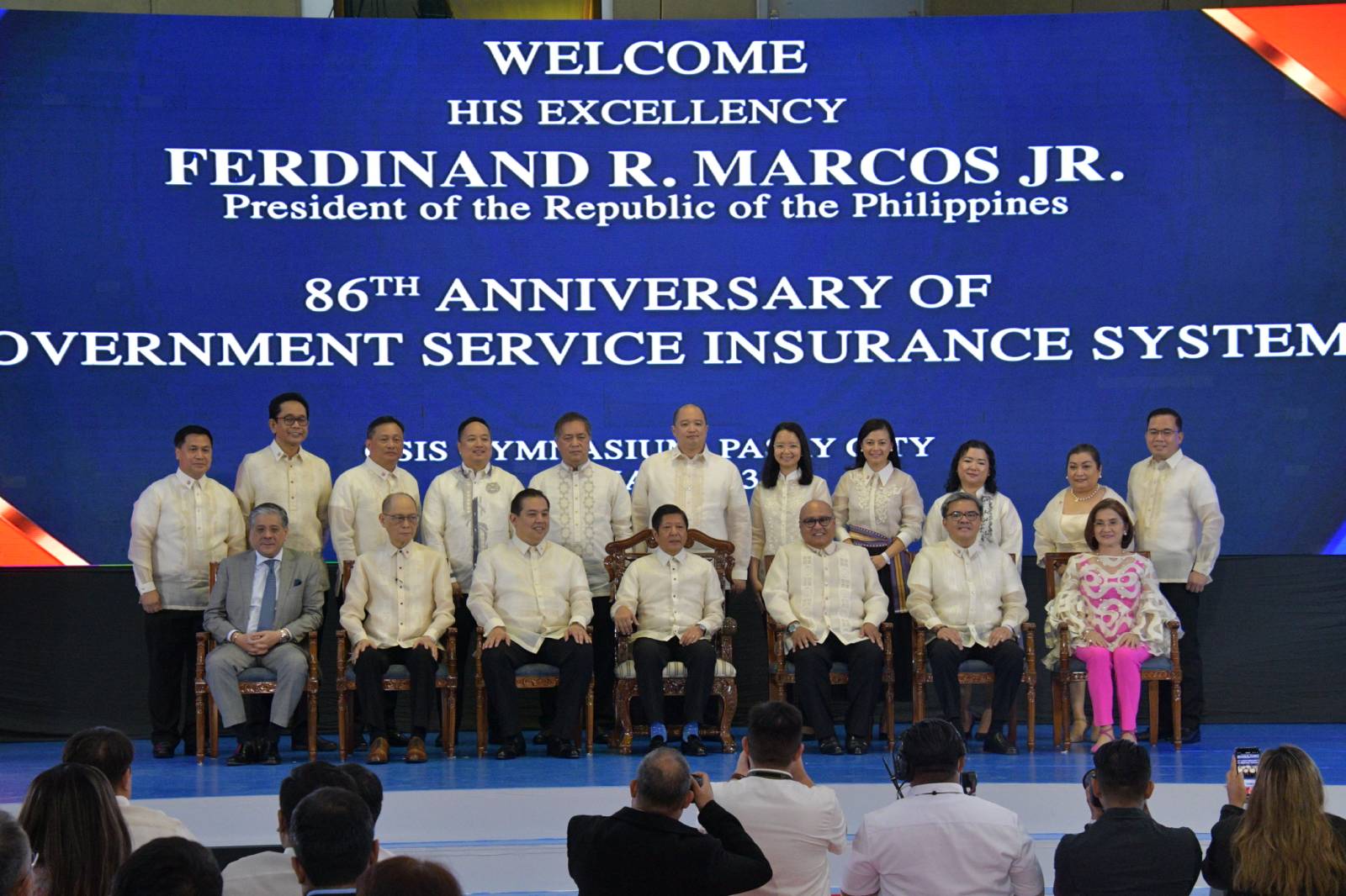President Ferdinand R. Marcos Jr. attends the 86th-anniversary celebration of GSIS