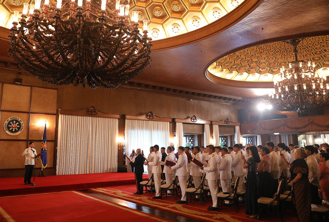 Oath of office of newly promoted Generals and Flag Officers of the Armed Forces of the Philippines