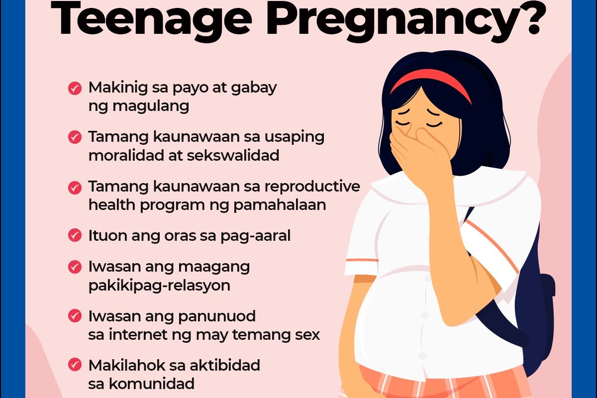Pia Paano Maiiwasan Ang Teenage Pregnancy
