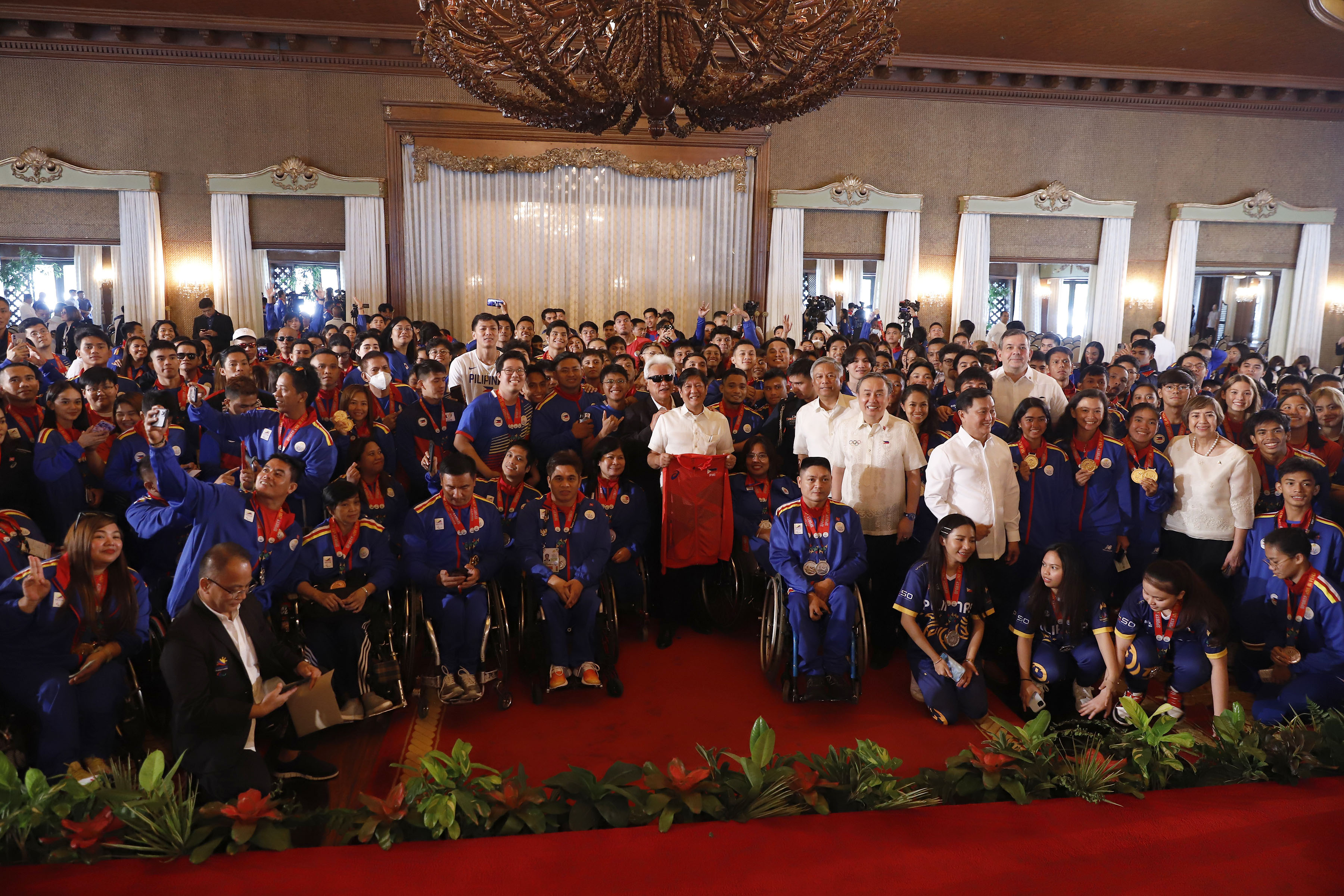 President Ferdinand R. Marcos Jr. recognizes efforts of Filipino athletes
