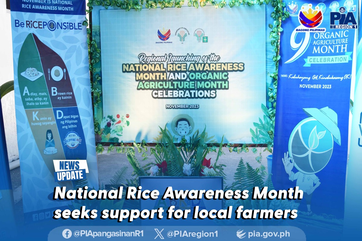 PIA National Rice Awareness Month seeks support for local farmers